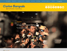 Tablet Screenshot of carlossampaio.com.br